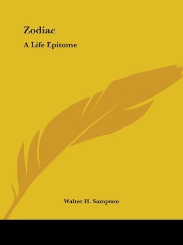 Walter sampson zodiac - walter, h.