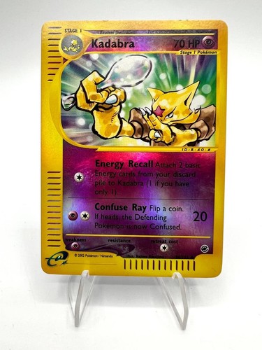 Carta pokemon kadabra set - carta,