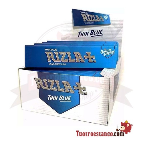 Cartine rizla blu lunghe - lunghe, blue