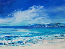 GRANDE QUADRO AZZURRO MARE
