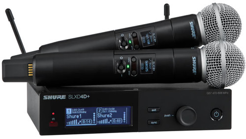 Shure slxd24d wireless - slxd24d+/58,