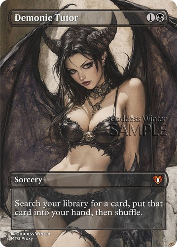 Mtg tutor demoniaco stile - -,