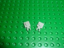 2 x LEGO Light Gray Plate 1 x