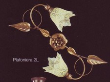 PLAFONIERA LAMPADARIO IN FERRO