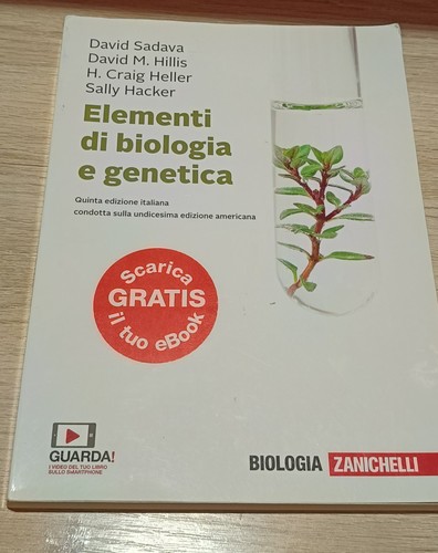 Libro elementi biologia - libro, di