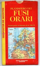 mx13 PLANISFERO DEI FUSI ORARI