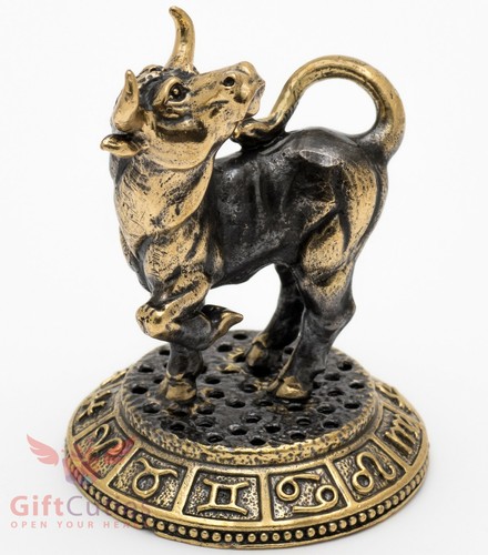 Statuina ottone toro o - di,