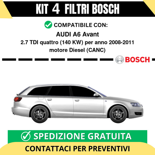 Kit bosch filtri tagliando - kit,