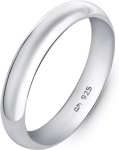 Anello fascia argento - anello,