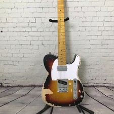 Chitarra elettrica 6 corde personalizzata in fabbrica fatta a mano pesante relice manico acero