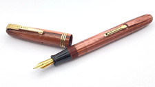 PENNA STILOGRAFICA VINTAGE WATERMAN 513 ROSA PERLA ORO 14K PENNINO MEDIO...