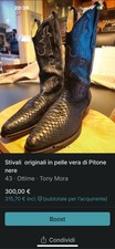 Stivali pelle di pitone - stivali,