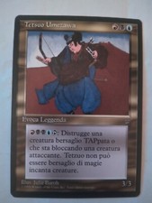 Carte  MTG MAGIC " TETSUO UMEZAWA  " LEGGENDE ITA ( NM )