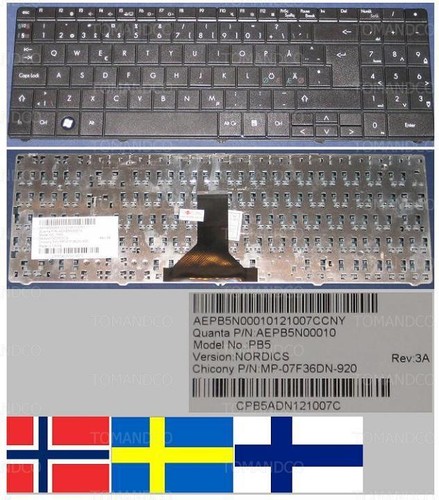 Tastiera qwerty nordic - tastiera,