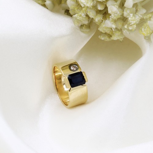 Anello signet oro - in,