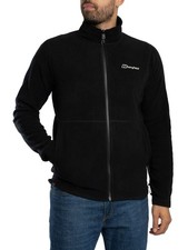 Berghaus Uomo Giacca in pile Polartec InterActive Micro Prism, Nero