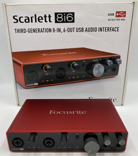 Focusrite scarlett 8i6 - scarlett, 3a