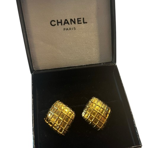 Orecchini chanel trapuntati - orecchini,