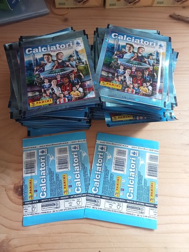 Lotto 100 bustine - bustine, calciatori