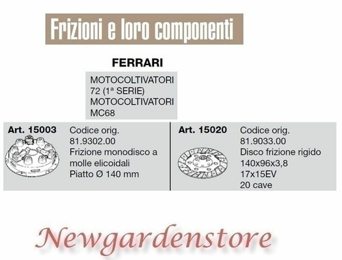 Frizione disco compatibile