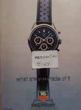 TAG HEUER CARRERA 2003 VINTAGE PUBBLICITÀ ADVERTISING WERBUNG ITALIAN CLIPPING