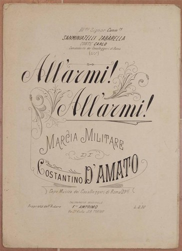 All armi - all'armi!, marcia