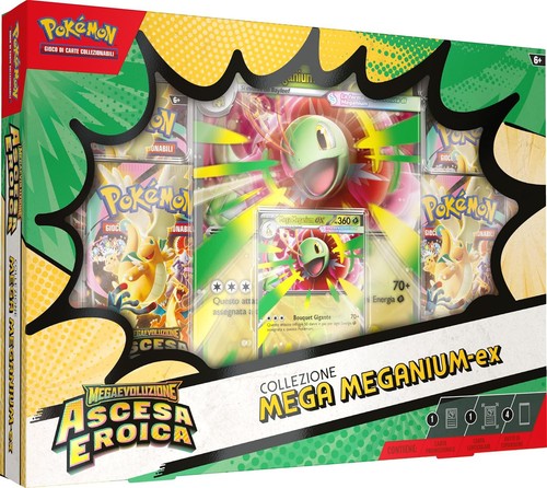 Pokemon mega meganium - ex, box