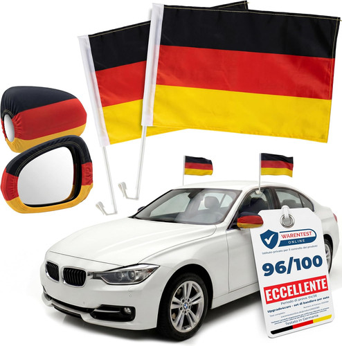 Bandiera per auto germania - bandiera, +