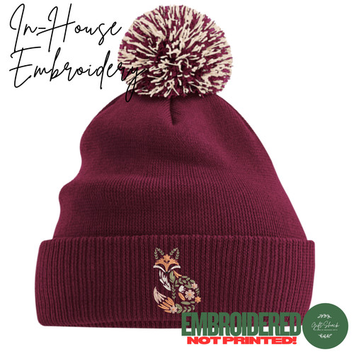 Cappello bobble ricamato - bobble,