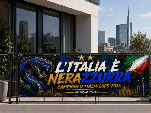 Striscione inter celebrativo - striscione,