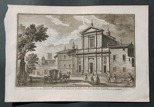 Stampa antica giuseppe vasi - stampa,
