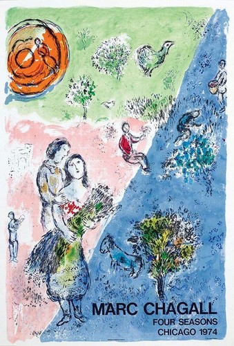 Poster vintage marc - vintage, chagall