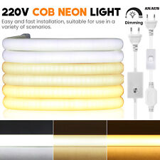 Neon COB LED Striscia Luci 220V 288LEDs/M Impermeabile Dimmable Stanza Esterno
