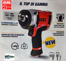 USAG 943 PC1 Pistola Avvitatore pneumatico impulsi con luci led Coppia 1898 Nm