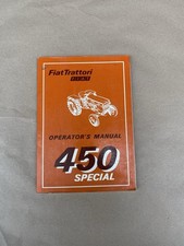 Manuale Operatori Fiat Trattori 450 Originale Fiatagri