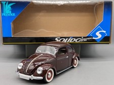 Modellini auto 1:17 non 1:18 Solido Volkswagen VW Maggiolino Coccinelle Berline IMBALLO ORIGINALE