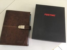 Agenda organizer in pelle