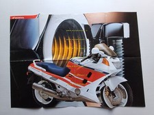 HONDA CBR 1000 F + produzione moto 1989 depliant POSTER originale TEDESCO