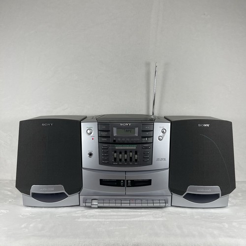 Vintage sony cfd zw750 boombox - vintage, cfd-zw750