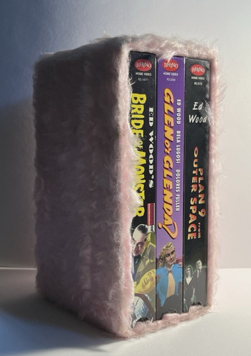Wood fuzzy pink vhs - fuzzy, set