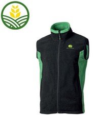 Gilet nero in pile John Deere Field - MCS2004000