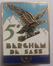 Distintivo Artiglieria da Montagna 5° reggimento Alpini "Berghem de sass".