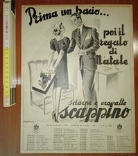 Pubblicità Scappino Sciarpe e Cravatte 1940