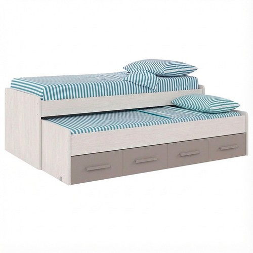 Letto singolo con letto