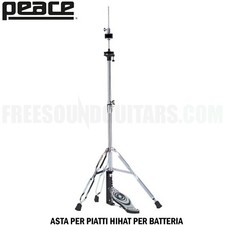 Peace HS-972A Asta hihat Charleston Per Piatti Batteria in Metallo Resistente