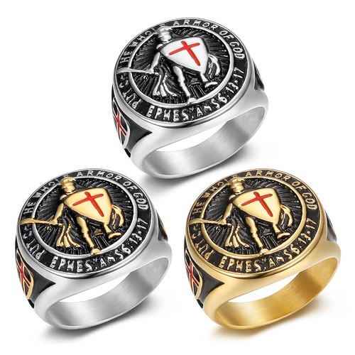 Anello uomo scudo cavaliere - anello,