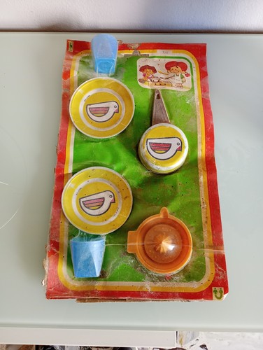 Giocattolo stoviglie latta - stoviglie,