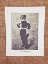 Carabiniere o Gendarme di San Marino nel 1911 Divisa alta e bassa