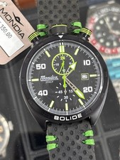 Orologio Mondia Bolide Skull MI-789-BK-BKGR-CP Chrono Quarzo Nuovo Uomo