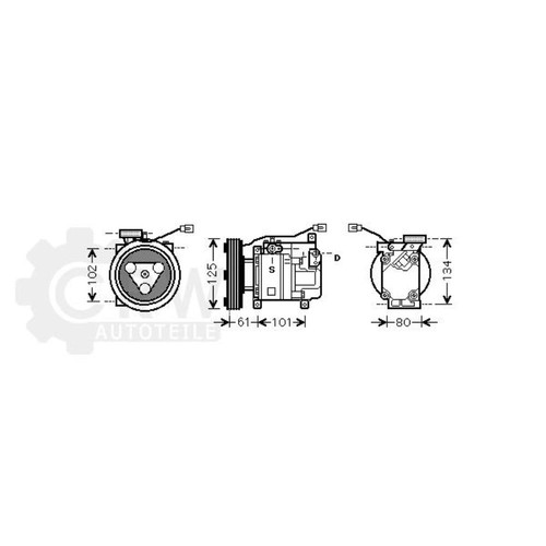 Compressore climatizzatore per - compressore,